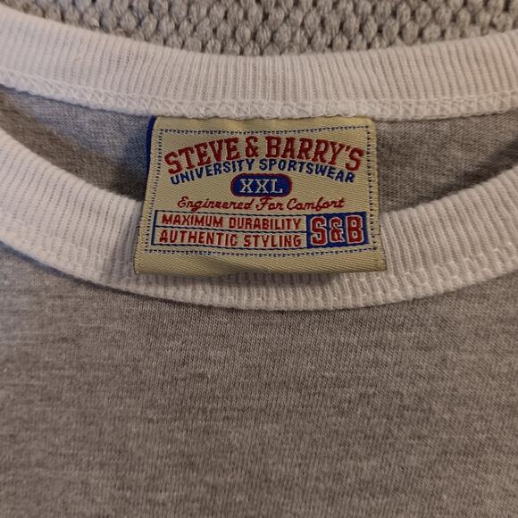 Vtg Steve & Barry's Raglan Tee XXL Grey Derty Hoes Comedy Front - Picture 7 of 12